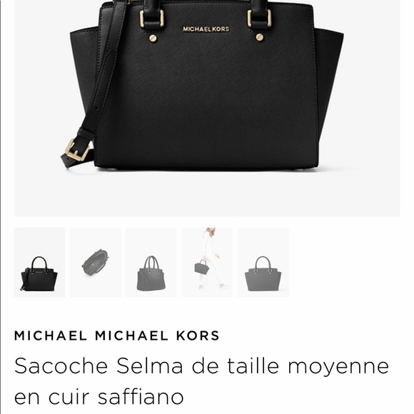 Sacoche Selma Michael Kors black - Picture 4 of 4